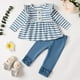 thumbnail image 2 of Conjunto De Niña De 9 A 12 Meses, Ropa Para Niña, Camisa Con Volantes Para Bebé, Conjunto De Pantalones, Trajes De Otoño De Manga Larga, Ropa De Invierno Para Bebé Niña De 1 Año, 2 of 5