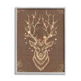 thumbnail image 4 of Stupell Industries Rustic Deer Antlers Abstract Geometric Sketch Gray Framed by Ziwei Li, 4 of 5