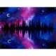 thumbnail image 1 of Cuadros Decorativos Cuadro de taladro redondo completo de bosque de cielo nocturno DIY con pintura de diamante 5D (E1210) JShteea Nuevos Originales, 1 of 9