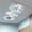 Dark Blue Grey, variant on Blue Grey Coastal Fluorescent Light Covers, Sea Turtle Nautical Coral Summer Beach Magnetic Light Covers for Ceiling Lights, Fluorescent Ceiling Shade for Classroom Bedroom Office 4x2Ft x 1PCS