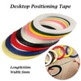 thumbnail image 5 of 1 Pcs Adhesive Multicolor 5S No Trace Office Supplies Marking Tape Whiteboard Warning Line Desktop Positioning Tape Drawing Grid BLACK, 5 of 8