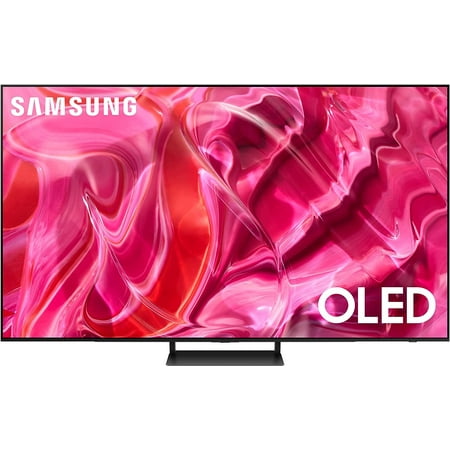 Open Box Samsung 77" Class S90C OLED Smart TV QN77S90CAFXZA - BLACK