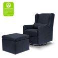 thumbnail image 2 of Carter's by DaVinci Adrian Glider with Ottoman, Navy, 2 of 9