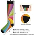 thumbnail image 3 of GZHJMY 2 Pair Mexican Style 20-30mmHg Compression Socks for Women Men, Knee High Stockings for Athletic Sports,Running,Travel, 3 of 7