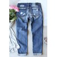 thumbnail image 3 of Women's Sky Blue Light Blue American Flag Graphic Jean, 3 of 4