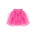 thumbnail image 1 of Jupe Fille Rose à Pois Tutu Scintillant Tulle de Fête 6 Ans, 1 of 5