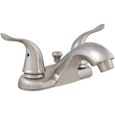 LDR 950 42102BN Brushed Nickel 2-Handle Lavatory Faucet