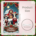 thumbnail image 6 of Santa Claus Banner Holiday Backdrop Christmas Theme Party Decoration for Family Gathering Winter Celebration Kids Event, 6 of 9