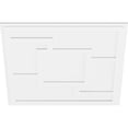 thumbnail image 2 of Ekena Millwork CMP36KX 36 in. OD x 12.5 in. Square Knox Architectural Grade PVC Contemporary Ceiling Medallion, 2 of 4