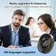 thumbnail image 4 of Sidaley Auriculares inalámbricos inteligentes ABS Funcionalidad de traducción versátil que proporciona tiempo Real Electrónica Blanco Plata, 4 of 6
