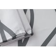 thumbnail image 5 of Extra Long Textured Fabric Shower Curtain 72 Inch Width by 84 Inch Length, Dark Grey Printed Dancing Bathroom Curtains Machine Washable, 5 of 6