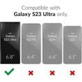 thumbnail image 2 of Samsung Galaxy S23 Ultra Case, Double Layer Rugged Protective Cover with Magnetic MagSafe Compatible, Anti-Slip, Green, 2 of 7