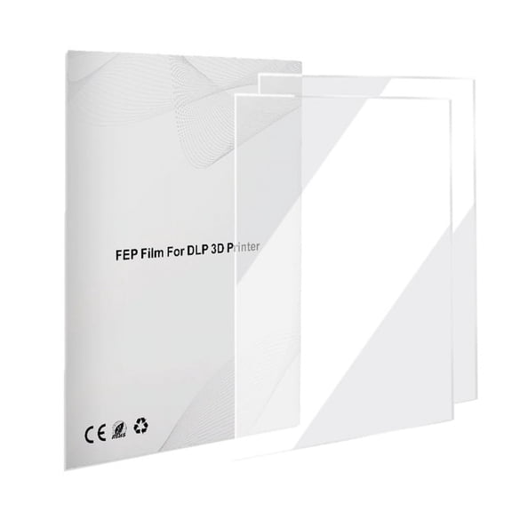 WINDLAND FEP Film 140 x 200 mm High Transmittance Strength, Thickness 0.1 mm Release Film for UV DLP 3D Printers, LCD SLA Resin