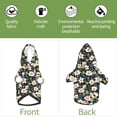 thumbnail image 6 of Zufioo Flowers Print Pet Hooded Sweatshirt, Suitable for Small Dogs Pet Hoodie Clothes-Small, 6 of 7