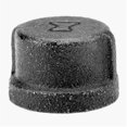 thumbnail image 1 of 8700132452 2 in. Black Pipe Cap, 1 of 1
