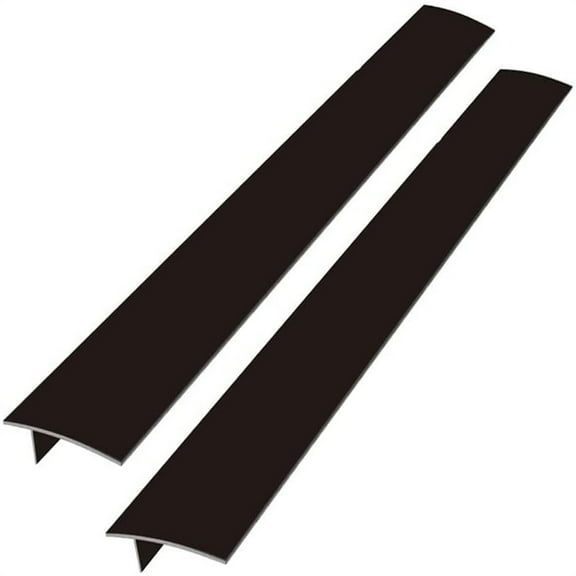 Casewin Kitchen Stove Counter Gap Cover (2 Pack) Silicone Gap Cover with Heat Resistant Wide & Long Gap Filler Used for Protect Gap Filler Sealing Spills in Kitchen Counter, Stovetops（Black）
