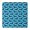 Blue Dachshunds Dog, variant on Basset Hound Dog and Flower-1 Square Fitted Tablecloth with Elastic Edge,Square Table Cover,Washable Elastic Table Cover for Home Kitchen Party Decor 34"x34"