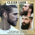 thumbnail image 5 of Beard Beard Filler Pen, Long Lasting Waterproof Filler Pen, Men 4-Tips Beard Filler Soft Brush Face Sideburn Mustache Repair Shape Regrowth Pen, 5 of 5