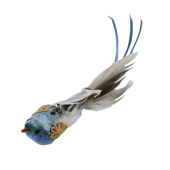 Interactive Pet Toy Featuring Colorful Feather Bird Design for Feline and Keeping Cats Stimulated and Entertained