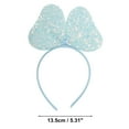 thumbnail image 3 of Unique Bargains 1 Pc Fashion Vertical Bow Headband for Women for Girls Blue, 3 of 6
