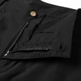 thumbnail image 6 of lcziwo Beach Shorts for Men Big and Tall Summer Casual Cargo Shorts with Multiple Pockets Solid Color Hiking Fishing Chino Shorts Black XXXXXL, 6 of 9