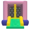 thumbnail image 5 of Inflatable Bounce House, Spacious Jump Area with Slide&Blower, Safe Mesh Enclosure, Durable Oxford Cloth, for Indoor Outdoor, Pink, 5 of 6