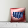 thumbnail image 3 of Creative Products Star and Stripes Country 18x18 Spun Poly Pillow, 3 of 3