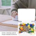 thumbnail image 3 of ziyahi 100pcs Needle Craft Embroidery Pins For DIY Quilting Tool Sewing Accessories Random Color Deep plum 1Set, 3 of 6