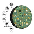 thumbnail image 4 of Haiem Spare Tire Cover , Wheel Cover with St. Patrick's day printed, Camper Spare Tire Cover Fit for Jeep Wrangler Rv SUV Truck Travel Trailer-15 inch, 4 of 6