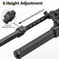 CVLIFE Rifle Bipod with 360 Swivel Bipods for Rifles Heavy Duty Tilt