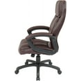 thumbnail image 7 of EC Series Executive Bonded Leather High Back Adjustable  Chair with Thick Padded Contour Seat and Locking Tilt Control, Burgundy, 7 of 7