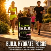 NutraBio Alpha EAA - All-Day Aminos - Recovery, Energy, Focus, and Hydration Supplement - Full Spectrum EAA BCAA Matrix, Electrolytes, Nootropics, Coconut Water - 30 Servings - Dragon Fruit
