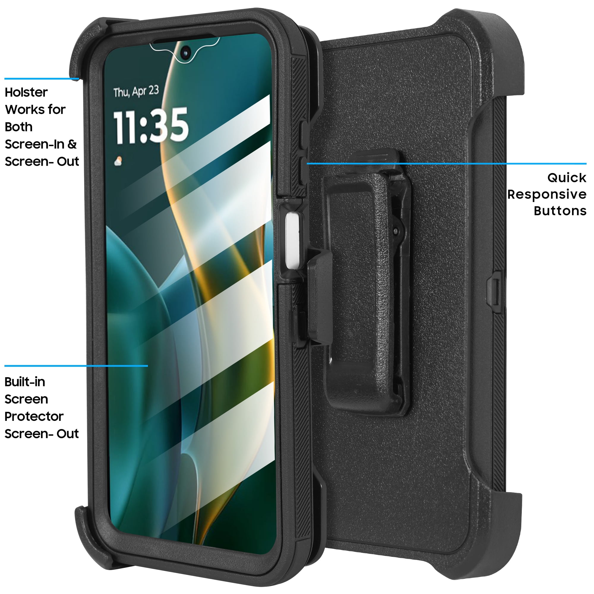 Custodia Ibrida Con Clip Ruotante Custodia Telefono Con Clip Da