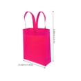 thumbnail image 2 of BESTYASH 30-Pack Reusable Non-Woven Fabric Shopping Bags Rosy Color Tote Bags for Parties and Everyday Use, 2 of 8