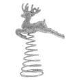 thumbnail image 6 of WHAMVOX Silver Iron Deer Tree Topper for Christmas Tree Decoration with Lovely Design and Easy Installation, 6 of 8