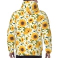 thumbnail image 7 of Haiem Beautiful Countryside Sunflower Patterned Men's Hoodie with Kangaroo Pocket - Ideal Pullover Sweatshirt for Daily Wear, Travel, and Home-3X-Large, 7 of 7