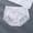 White, variant on Womens Blue Lace Mid-Rise Briefs No Show Breathable Stretch Panties with Cotton Lining 1 Pack,Size M