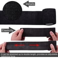 thumbnail image 5 of 30 Rolls Self Adherent Wrap Stretch Bandages Self Adhesive Bandage Wrap 2 inch Self Stick Bandage Wrap Tape for Wrist Ankle Swelling Sprains (Black), 5 of 7