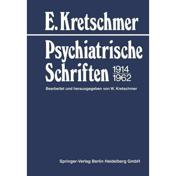Psychiatrische Schriften 1914-1962, (Paperback)