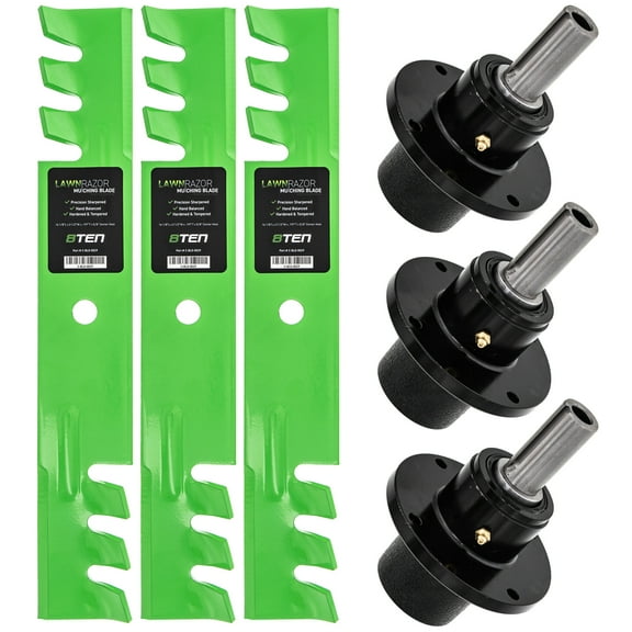 8TEN Spindle Toothed Blade Kit for Scag Tiger Cub SW48V-15 MK1014626