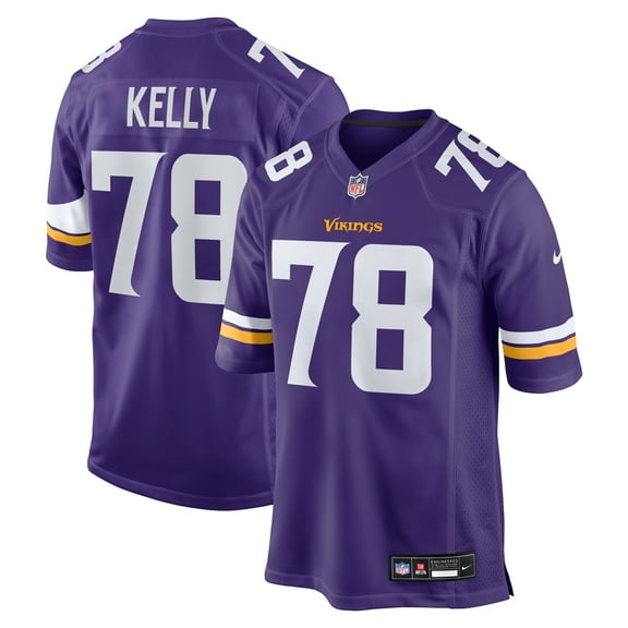 Men's Nike Ryan Kelly Purple Minnesota Vikings Team Game Jersey