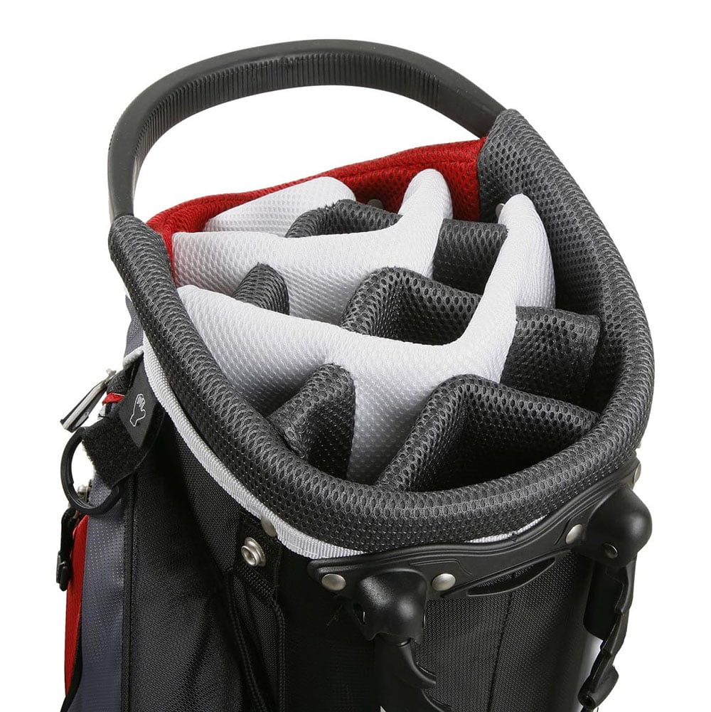 PowerBilt Golf Dunes Lightweight Dual Strap Stand Bag, Black/Blue -