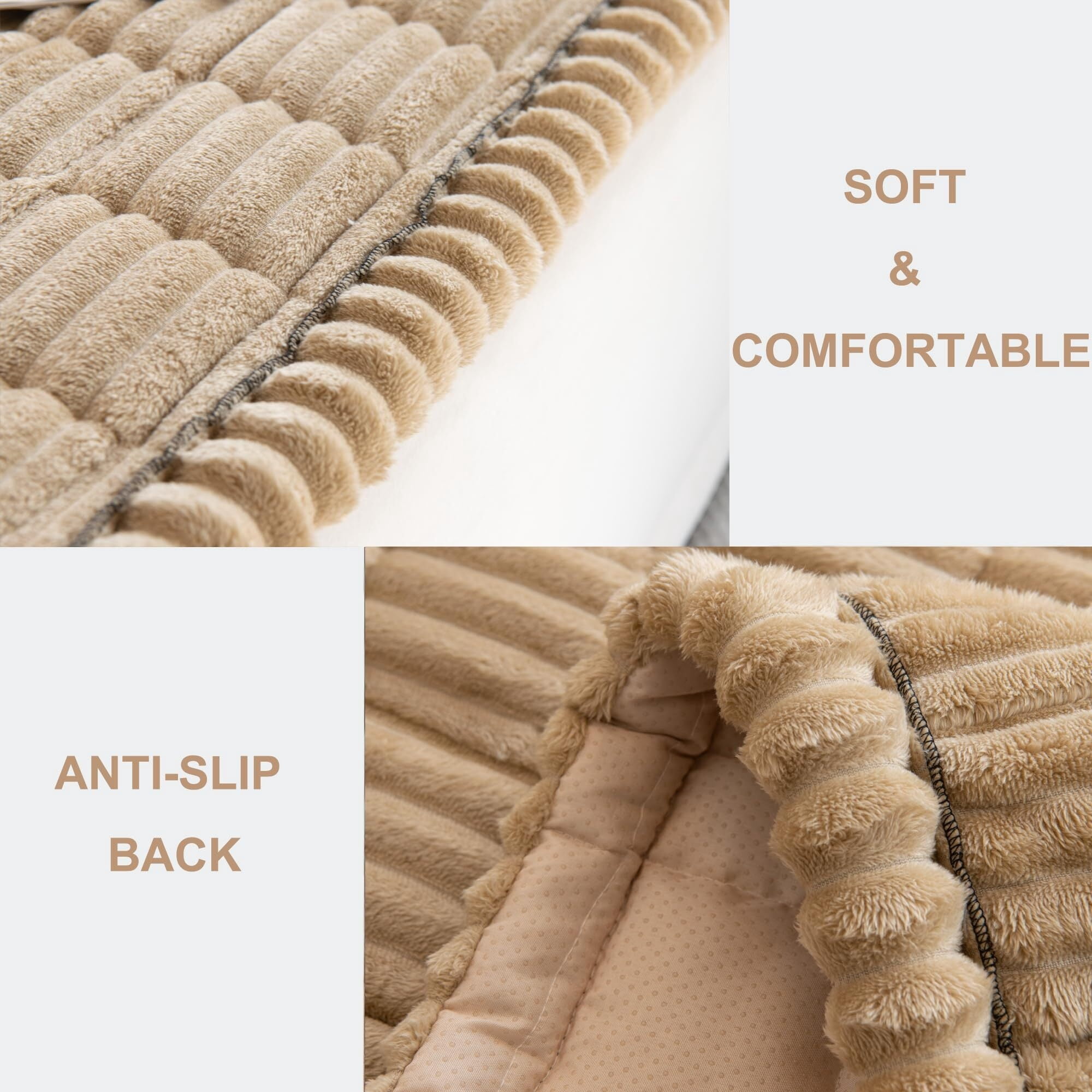 Pet Couch Cover, Couch Covers for Dogs, Washable Dog Sofa Covers Couch Protector, Fuzzy Non Slip Couch Slipcover Pet Friendly