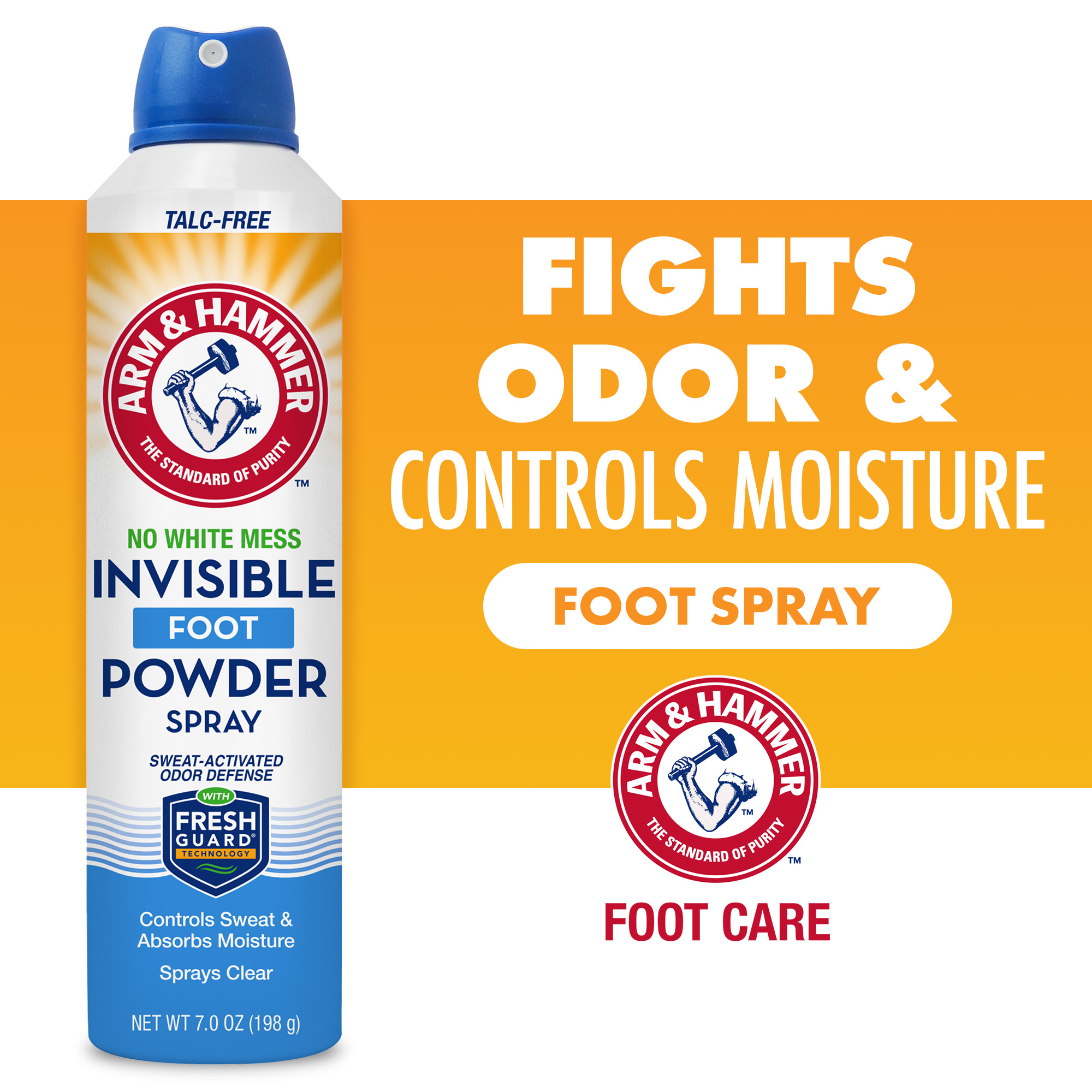 Arm & Hammer Invisible Spray Foot Powder - image 3 of 14