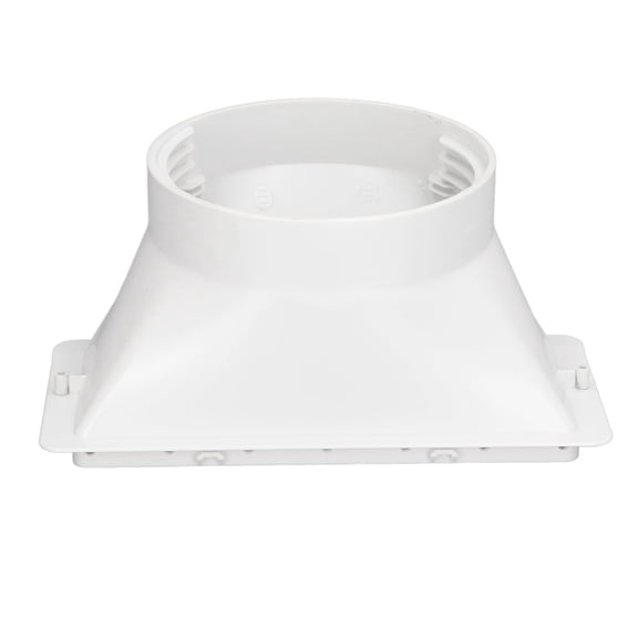 Portable AC Dust Exhaust Vent Hose Adapter Extender, 5 Inch Calibre Air Conditioning Air Duct Rectangular Connector Accessories, Support Clockwise Counter-Clockwise Thread Hose