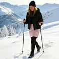 thumbnail image 6 of vigerkar Women's Puffer Quilted Skirt Insulated Warm Snow Skorts for Hiking Running Golf Skirts with Zipping (Pink, XXL), 6 of 9
