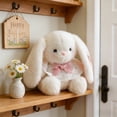 thumbnail image 6 of Easter Bunny Plush Toy with Festive Spring Design, Soft Faux Fur Stuffed Animal for Home Display, Decorative Seasonal Bunny Doll for Spring Celebrations and Holiday Decorations, 6 of 6