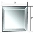 thumbnail image 2 of CRL MB22S Clear Mirror Square Shape Glass Mirror Baguettes, 2 of 3