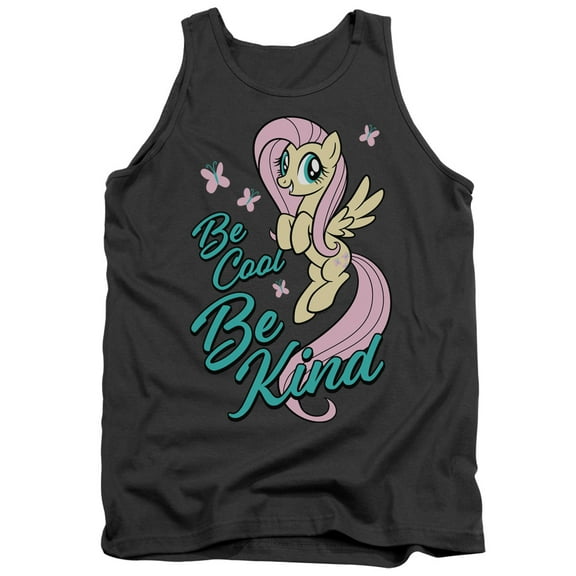 My Little Pony TV Be Kind Adult Tank Top Charcoal