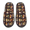 thumbnail image 1 of Balery Beer Bottles1 Pantuflas de Casa de Felpa Silenciosas con Diseño Estampado, Zapatillas Cómodas Antideslizantes de Algodón para Interior-Medium, 1 of 8
